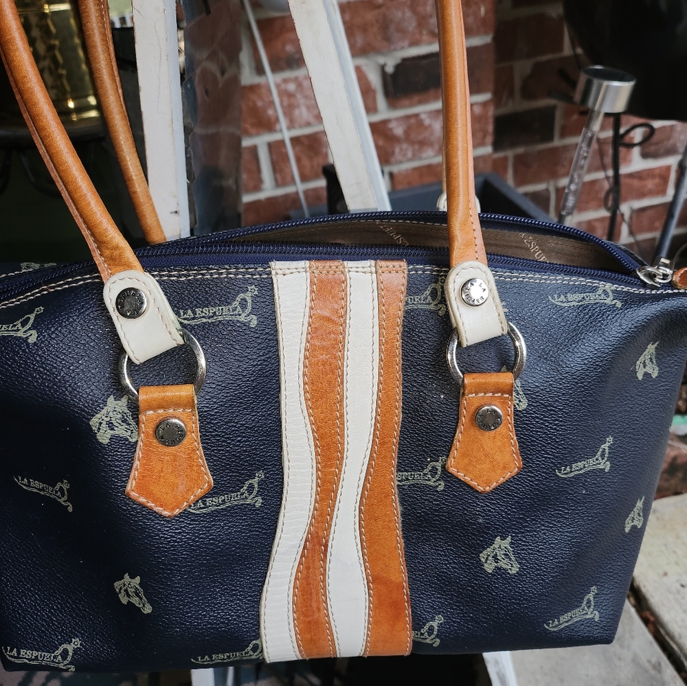 LEATHER SATCHEL BY LA ESPUELA